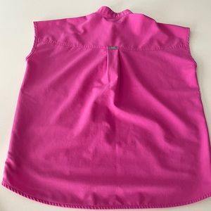 Figs pink scrub top XS